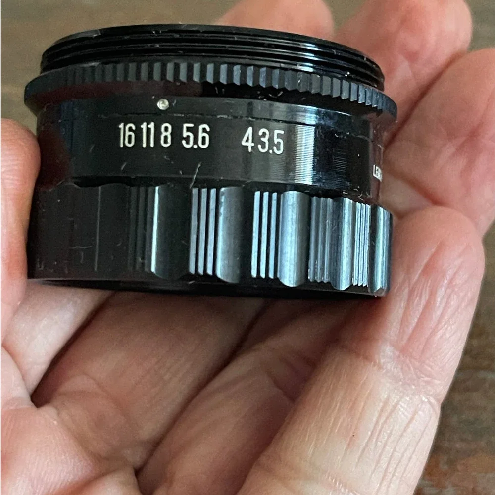 Vintage Photograph Ocular Lens 1:3.5 F=50mm Made in Japan